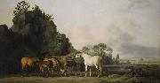 George Stubbs Brood Mares and Foals, France oil painting artist